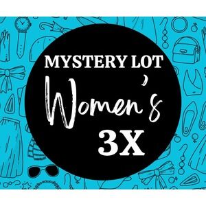 Womens 3X Mystery Lot 5 Piece Clothing Bundle Plus Size Assorted Styles